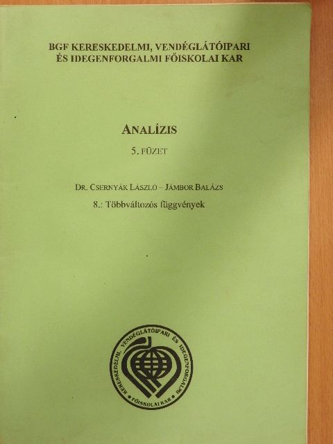 Dr. Csernyák László - Analízis 5/8. [antikvár]