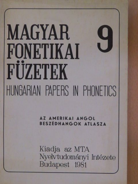 Bolla Kálmán - Az amerikai angol beszédhangok atlasza [antikvár]