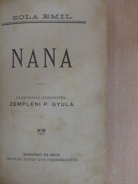 Émile Zola - Nana [antikvár]