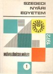 Vonsik Gyula - Művelődéselmélet 1. 1972 [antikvár]