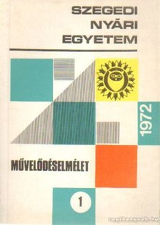 Vonsik Gyula - Művelődéselmélet 1. 1972 [antikvár]