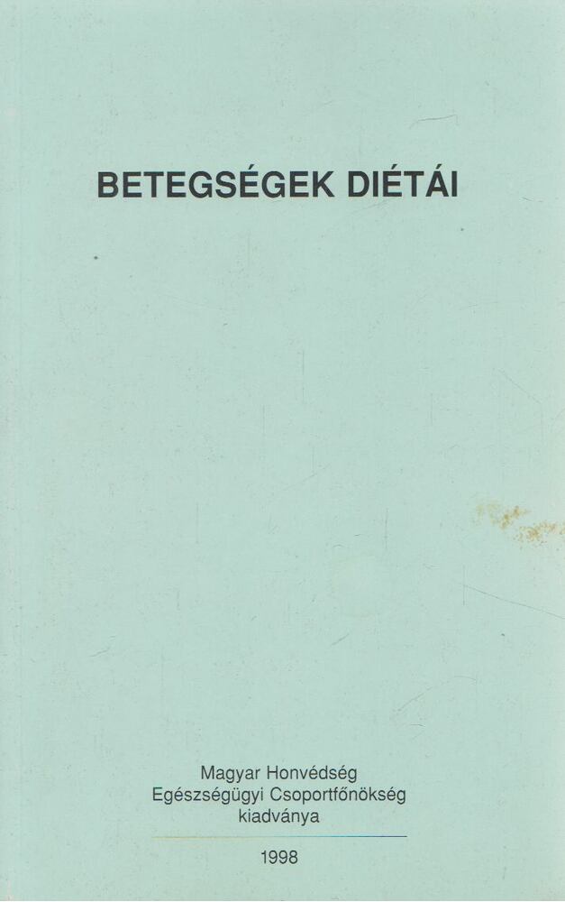 RIGÓ JÁNOS DR. - Betegségek diétái [antikvár]