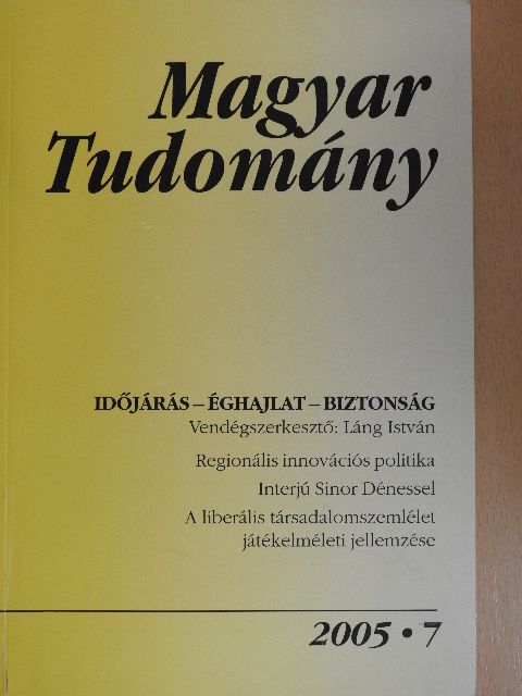 Harnos Zsolt - Magyar Tudomány 2005. július [antikvár]
