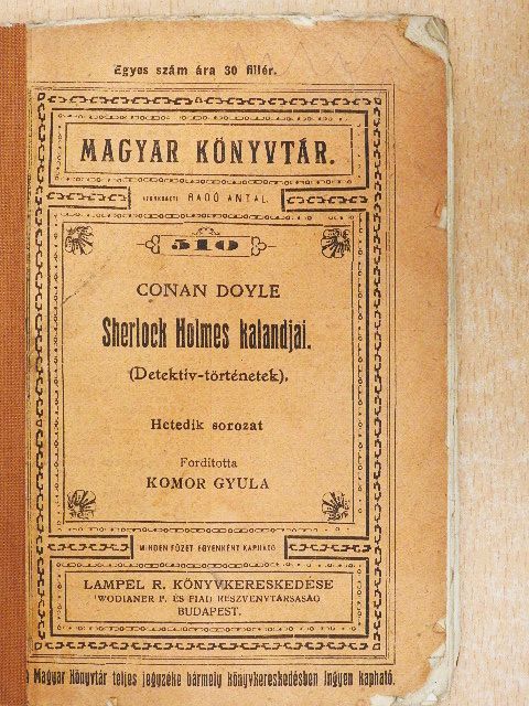 Conan Doyle - Sherlock Holmes kalandjai VII. [antikvár]