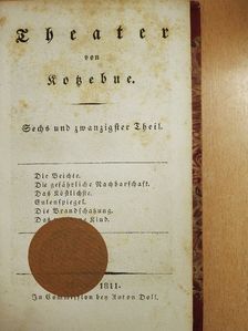 August von Kotzebue - Theater von Kotzebue 26. (gótbetűs) [antikvár]