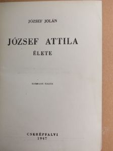 József Jolán - József Attila élete [antikvár]