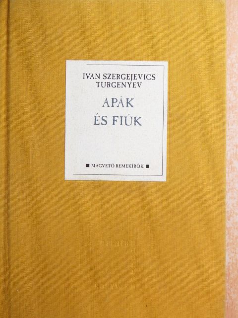 Ivan Szergejevics Turgenyev - Apák és fiúk [antikvár]