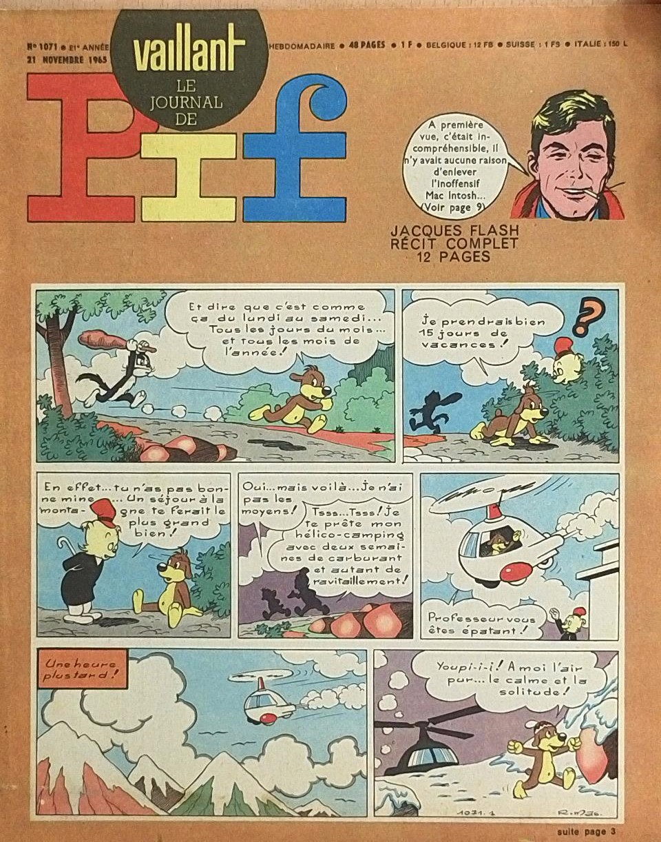 Cézard - Pif 21 Novembre 1965 [antikvár]