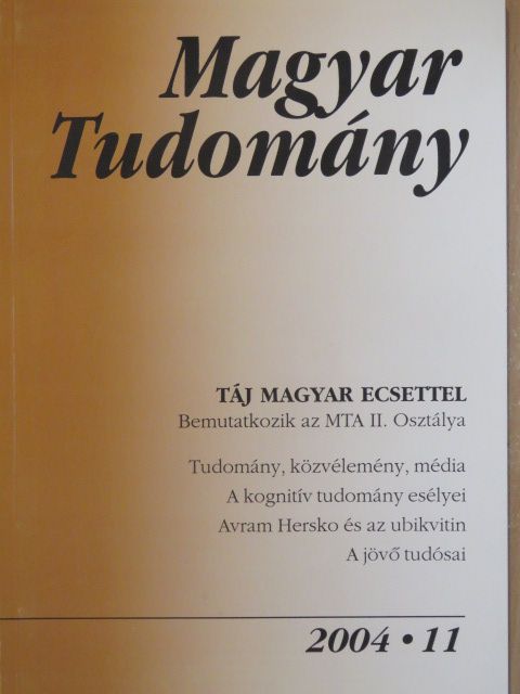 Bánffy Eszter - Magyar Tudomány 2004. november [antikvár]