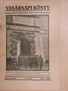 Vasárnapi Könyv 1939. I/11. [antikvár]