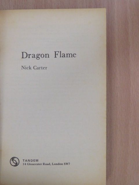 Nick Carter - Dragon Flame [antikvár]