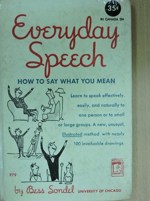 Bess Sondel - Everyday Speech [antikvár]