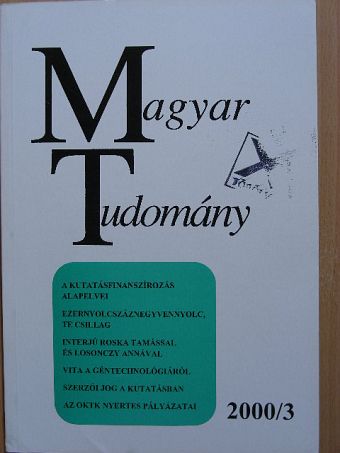 Donáth Tibor - Magyar Tudomány 2000. március [antikvár]