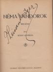 Bónyi Adorján - A néma vándorok [antikvár]