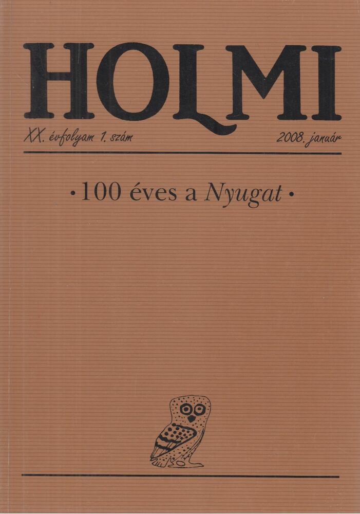 Réz Pál - Holmi 2008. január [antikvár]