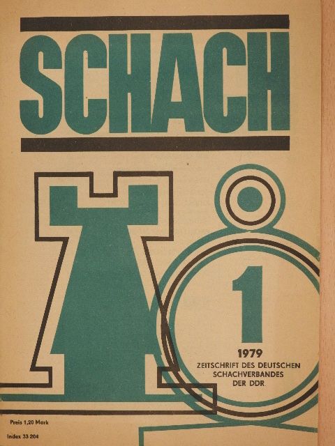 Dr. Joachim Petzold - Schach Januar 1979 [antikvár]