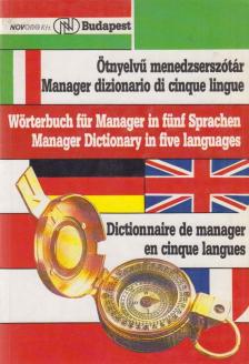 Ötnyelvű menedzserszótár [antikvár]