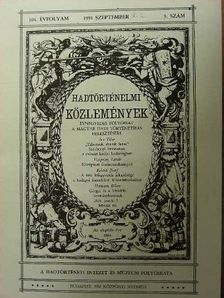 Ács Tibor - Hadtörténelmi Közlemények 1991. szeptember [antikvár]