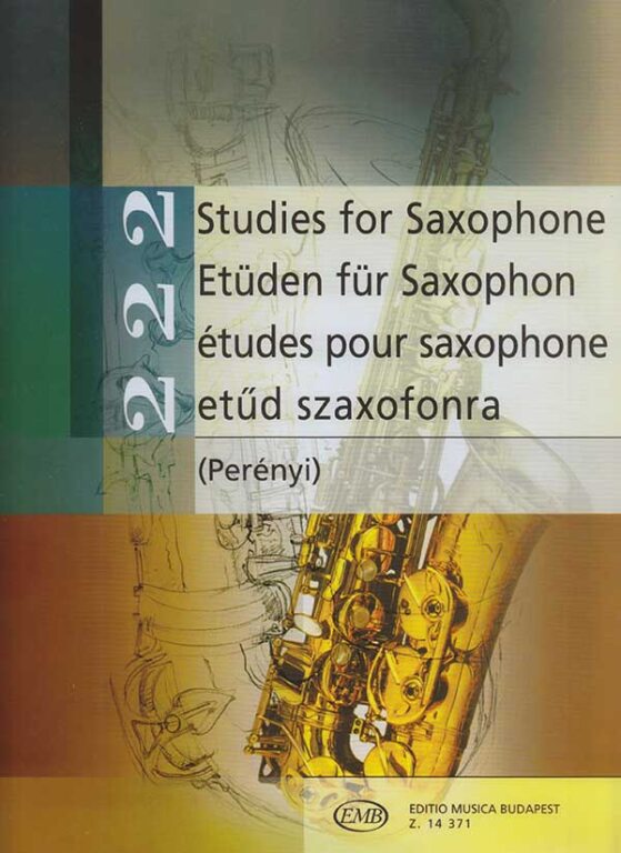 222 ETŰD SZAXOFONRA ( PERÉNYI ÉVA-PERÉNYI PÉTER )