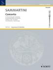 SAMMARTINI - CONCERTO FÜR SOPRANBLOCKFLÖTE UND STREICHER F MAJOR, KLAVIERAUSZUG