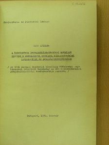 Nagy András - A konzisztens kereskedelem-áramlási modellek szerepe a szocialista országok külkereskedelmi tervezésében és prognóziskészitésében [antikvár]