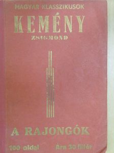 Báró Kemény Zsigmond - A rajongók [antikvár]