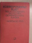Korrespondenzblatt des Allgemeinen Deutschen Gewerkschaftsbundes - 33. Jahrgang (gótbetűs) [antikvár]