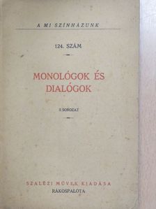 Koroknayné Stransky Lujza - Monológok és dialógok [antikvár]