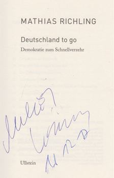 Mathias Richling - Deutschland to go (Dedikált) [antikvár]