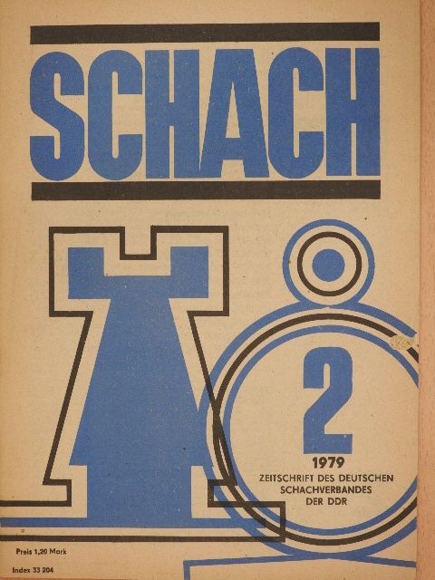 Dr. Joachim Petzold - Schach Februar 1979 [antikvár]