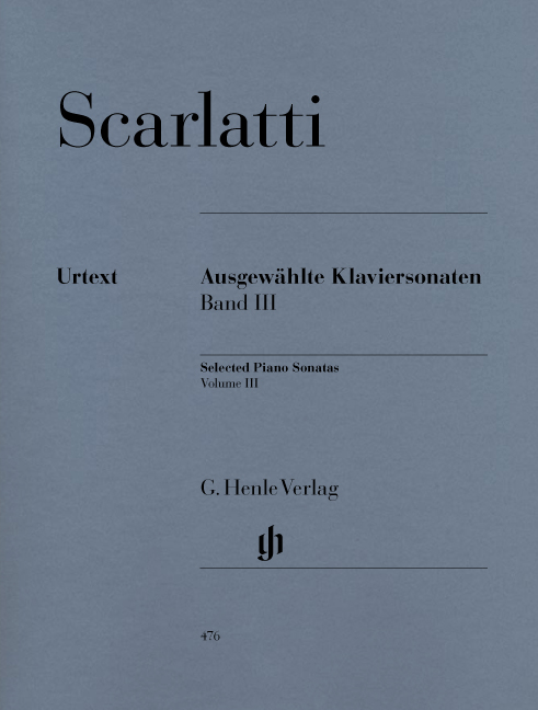 SCARLATTI DOMENICO - AUSGEWAEHLTE KLAVIERSONATEN BAND III URTEXT (JOHNSSON-KRAUS)