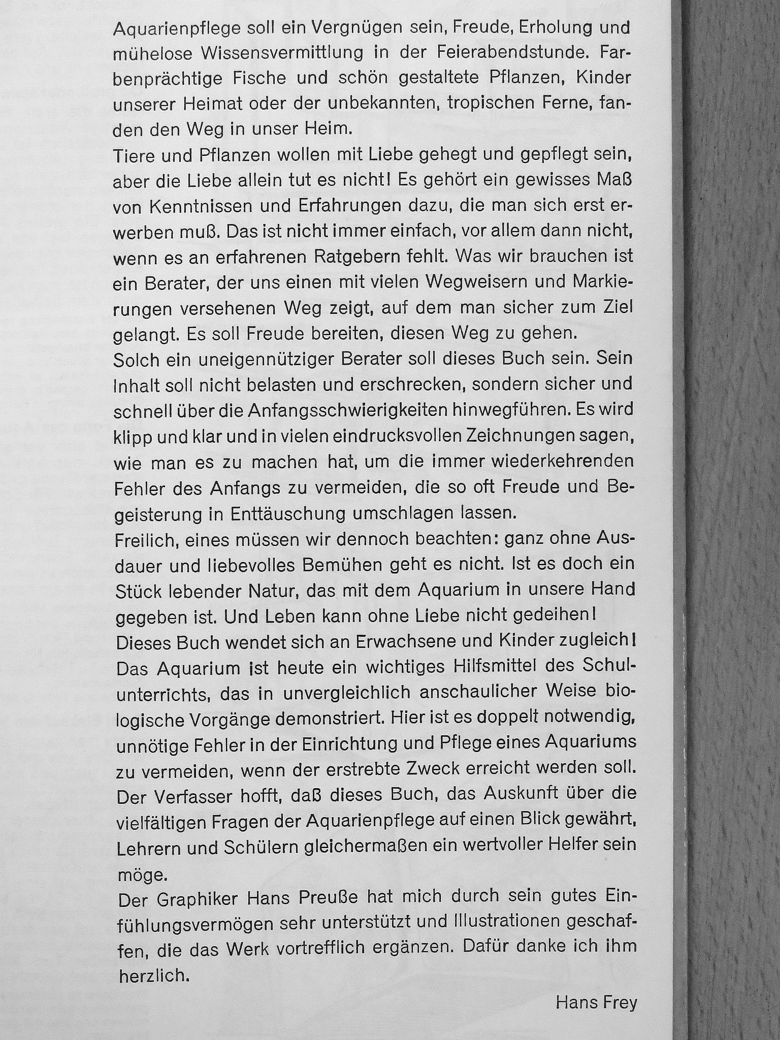 Hans Frey - Aquarienpraxis kurz gefaßt [antikvár]