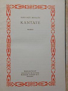 Surányi Miklós - Kantate/A mester [antikvár]