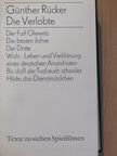 Günther Rücker - Die Verlobte [antikvár]