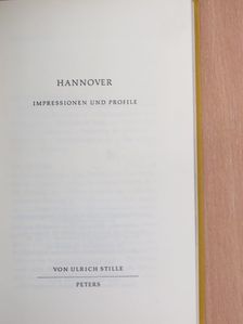 Ulrich Stille - Hannover [antikvár]
