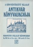 Fehér Alajos (szerk.), Gerő Zsuzsa (szerk.) - A Könyvértékesítő Vállalat antikvár könyvaukciója - 1988. április 22-23. [antikvár]