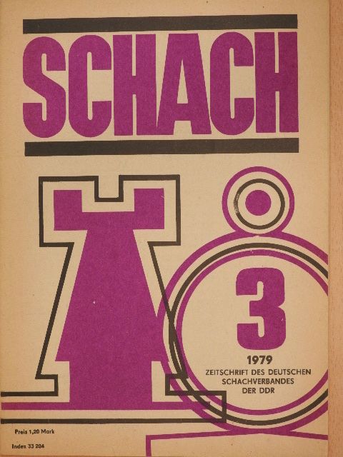 Dr. Joachim Petzold - Schach März 1979 [antikvár]
