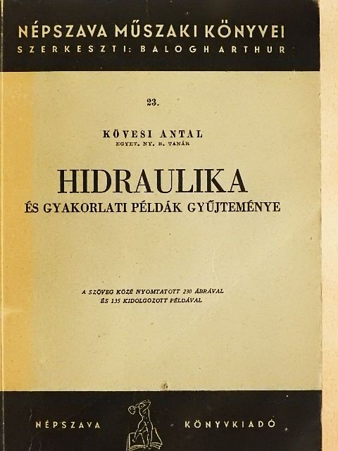 Kövesi Antal - Hidraulika [antikvár]
