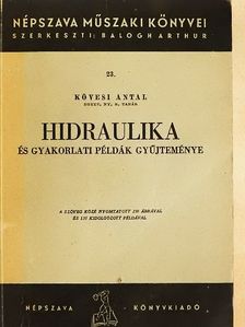 Kövesi Antal - Hidraulika [antikvár]