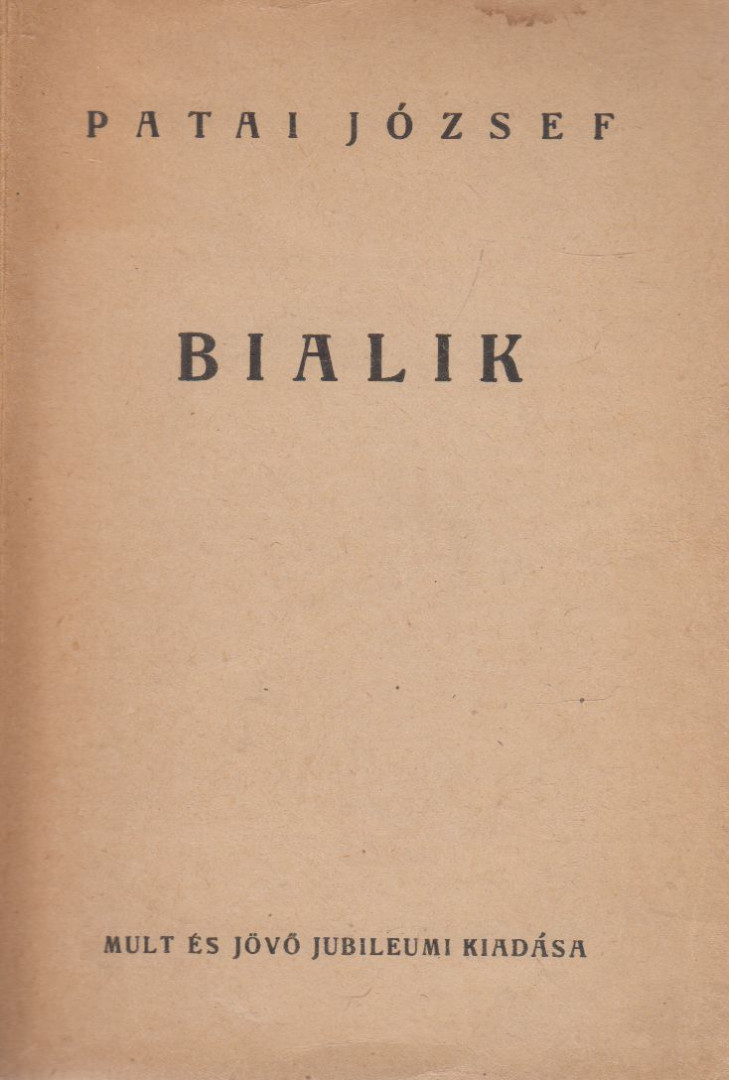 Patai József - Bialik [antikvár]