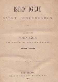 Fábián János - Isten Igéje szent beszédekben - II. évfolyam [antikvár]