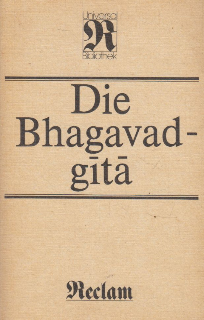 Die Bhagavadgita [antikvár]