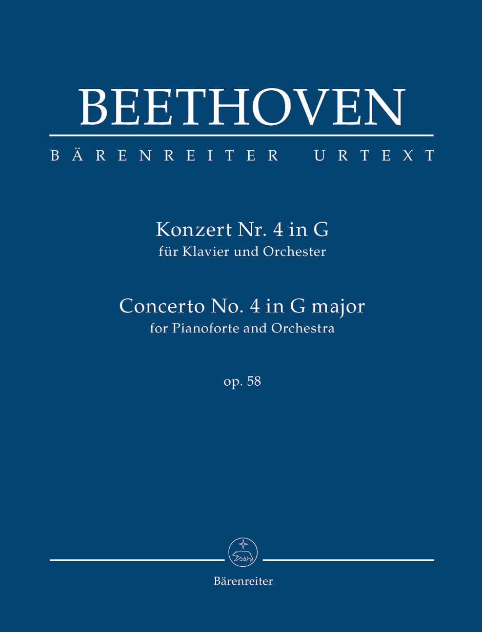 BEETHOVEN - KONZERT NR.4 IN G FÜR KLAVIER UND ORCHESTER OP.58, STUDIENPARTITUR