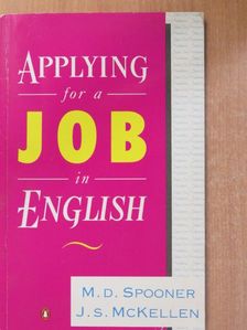 J. S. McKellen - Applying for a Job in English [antikvár]