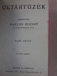Oltártüzek I-V. [antikvár]