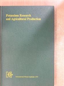 D. Schroeder - Potassium Research and Agricultural Production [antikvár]