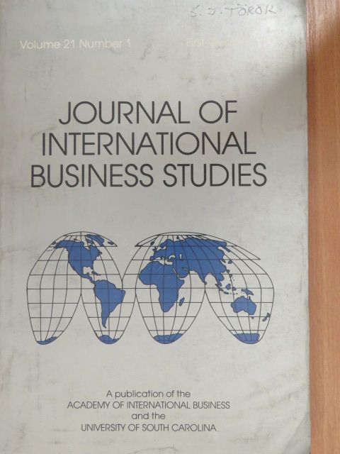 Benjamin Gomes-Casseres - Journal of International Business Studies First Quarter 1990 [antikvár]