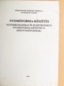 Nyomóforma-készítés [antikvár]
