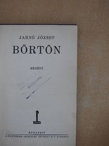 Jarnó József - Börtön [antikvár]
