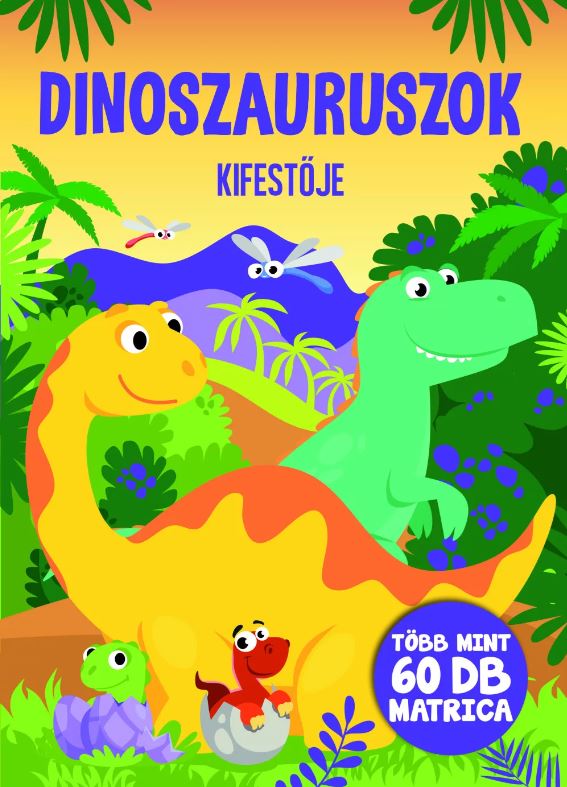 Dinoszauruszok kifestő